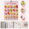 Creative colorful fruit-shaped refrigerator stickers, decorative stickers, fun kitchen stickers, home decoration items full image